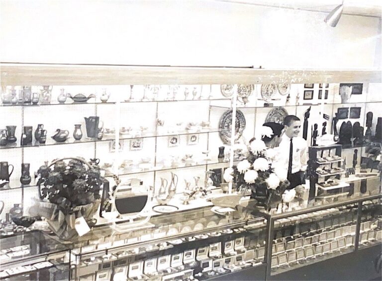 Polaroids from the store's grand opening
